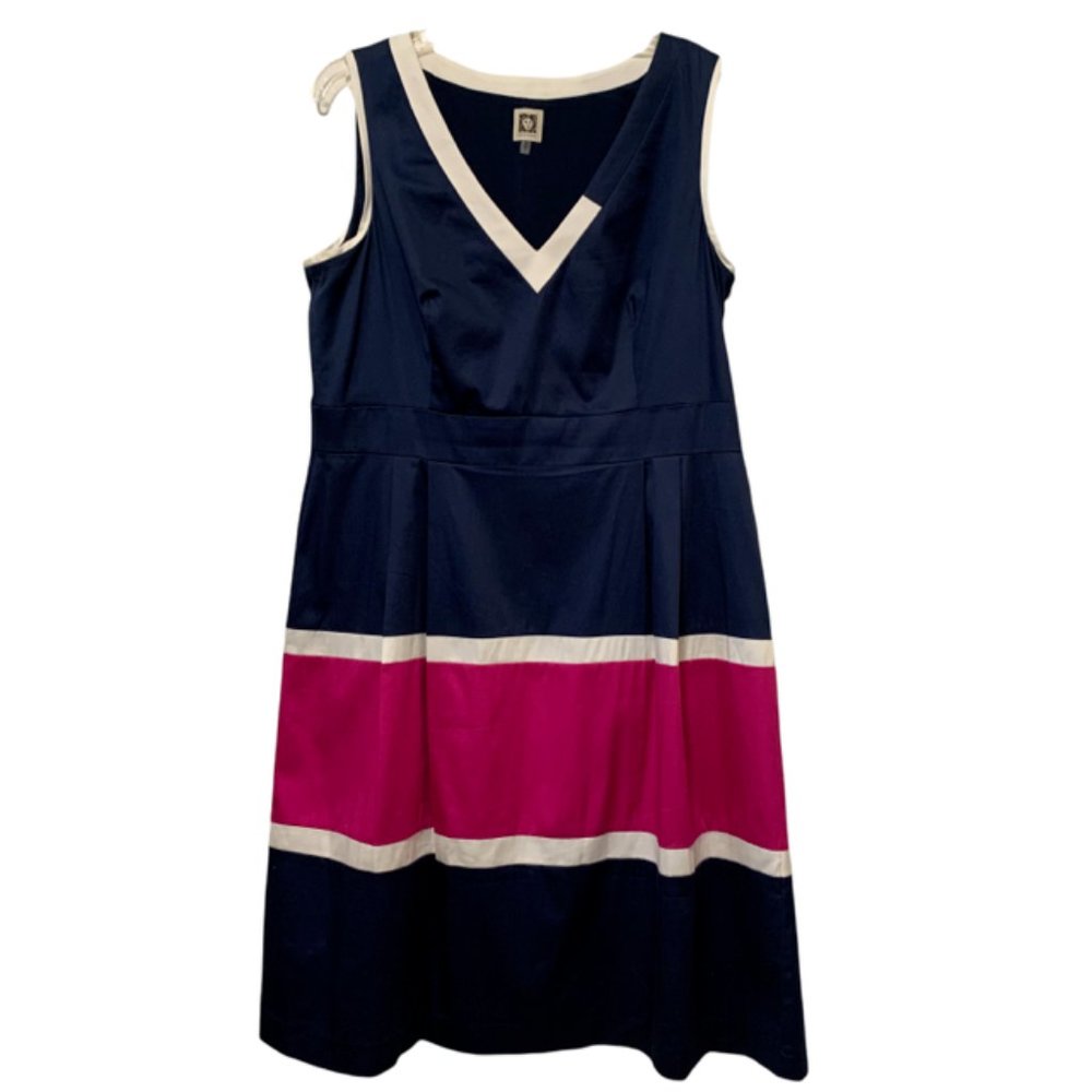 Anne Klein Color Block Dress